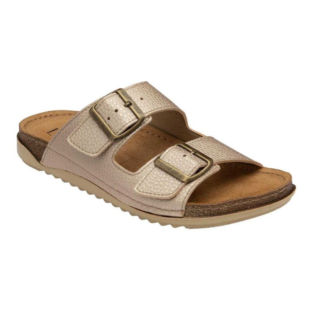 Lotus Shoes Womens/Ladies Rome Sliders / Platino
